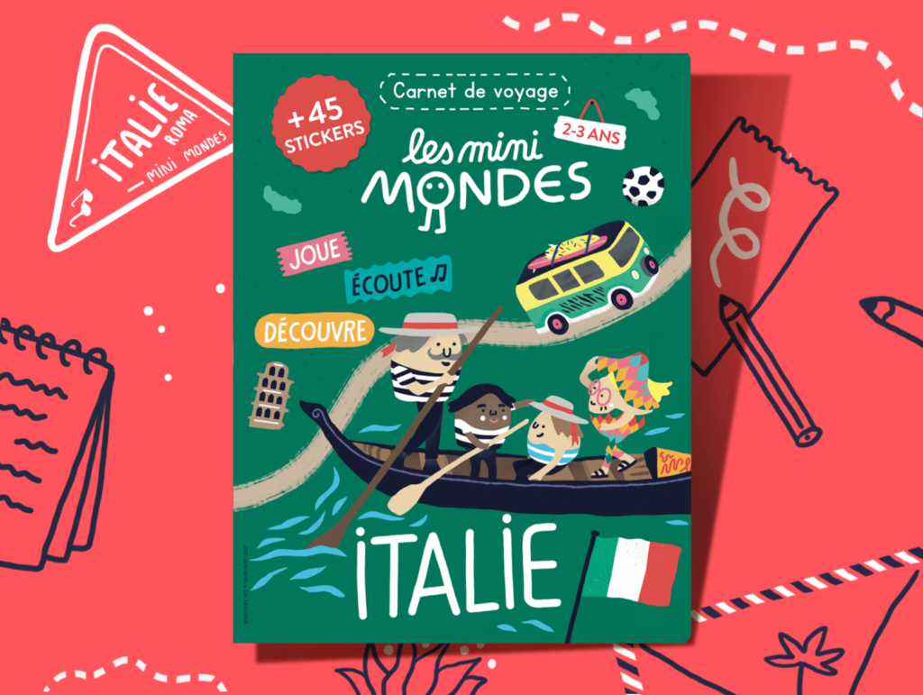 couverture les mini monde italie pour les tous petits 2 à 3 ans