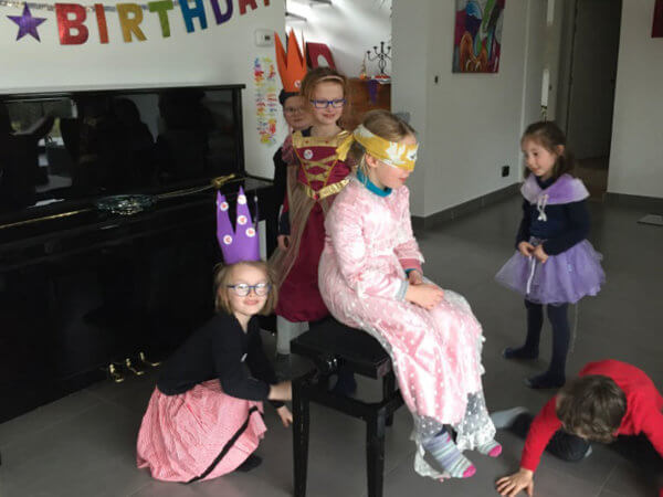 Box d'anniversaire princesse et chevalier